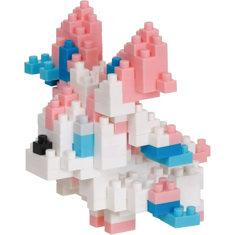 Kids Education Product - นาโนบล็อกน่ารัก ของแท้ โปเกมอน อีวุย บลайнด์แบ็ก ตัวต่อจิ๋ว