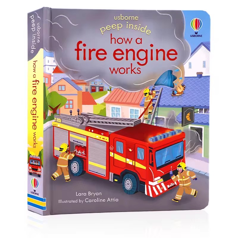 Kids Education In Us - Usborne Peep Inside How A Fire