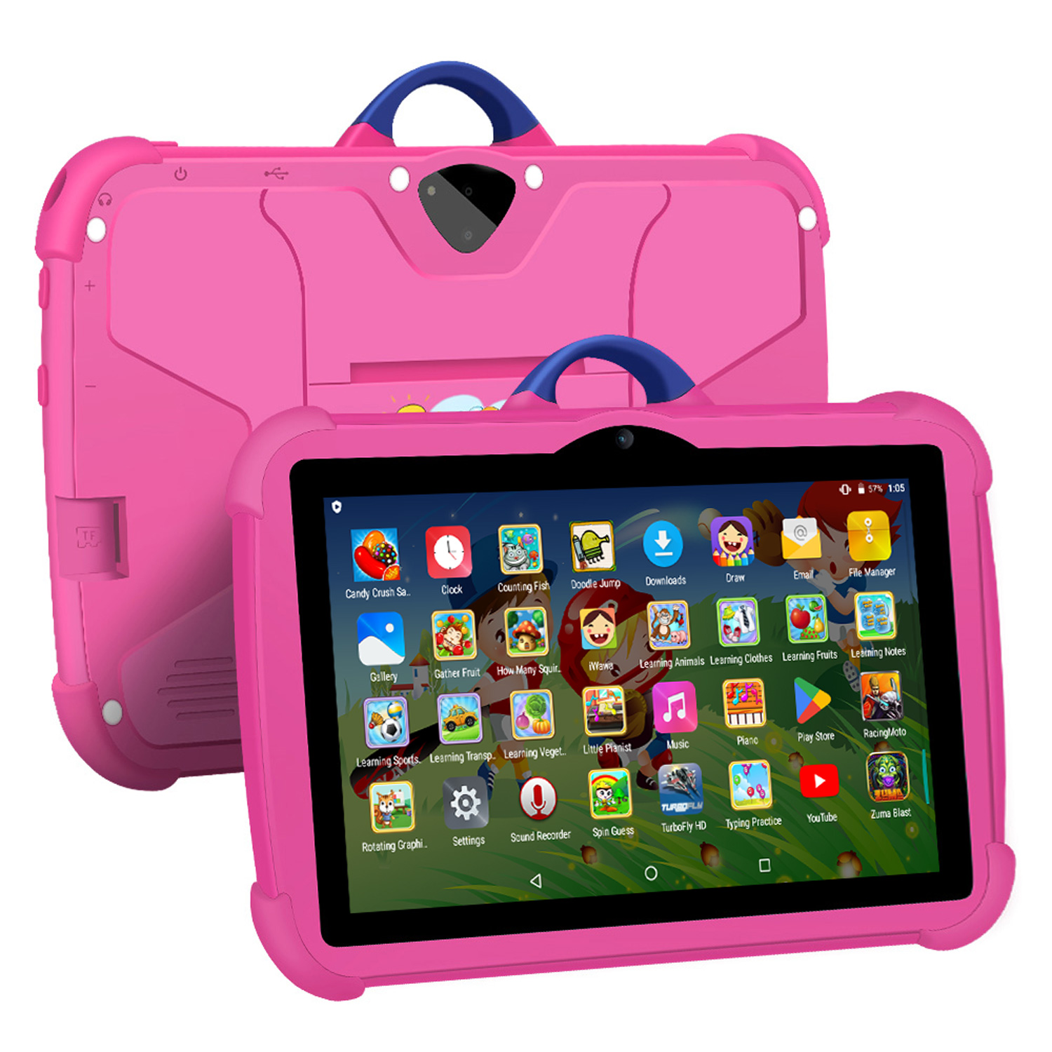 Japanese Kids Education - ใหม่รูปแบบการ์ตูนเด็กแท็บเล็ต 7 นิ้ว Quad Core 4GB