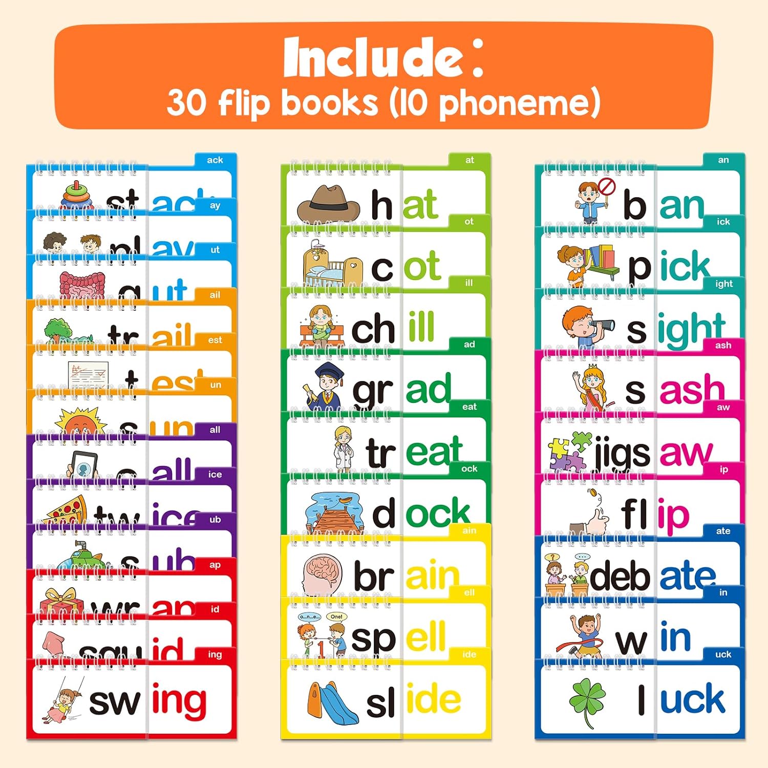 แฟลชการ์ดโฟนิคส์ ชุดสร้างคำศัพ - Phonics Card Game บทวิจารณ์และราคา