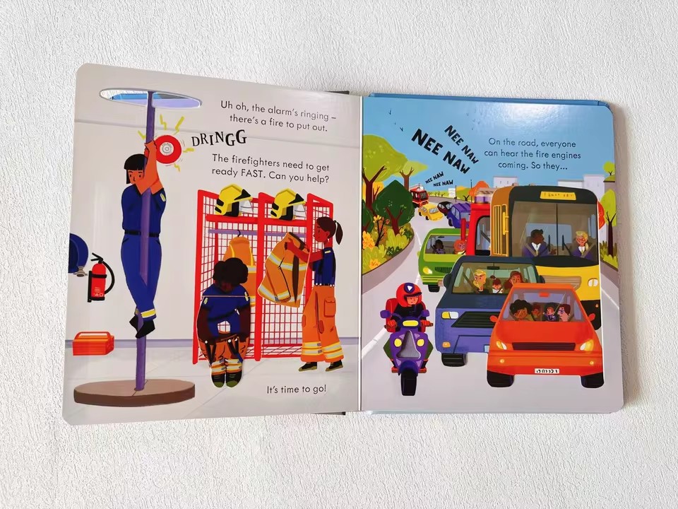 Usborne Peep Inside How A Fire - Kids Education In Us บทวิจารณ์และราคา