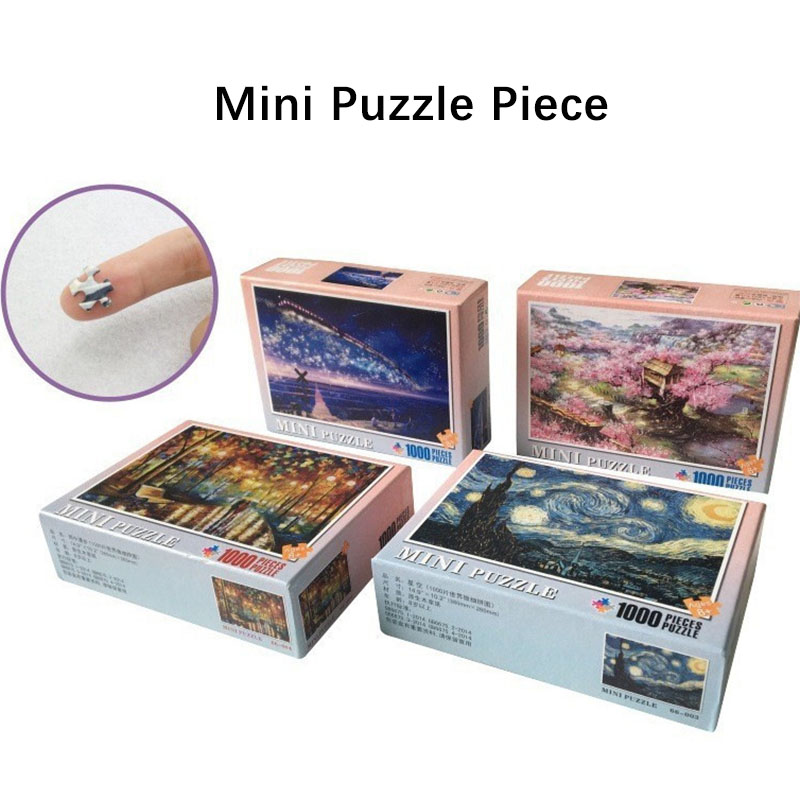 ตัวต่อจิกซอว์ขนาดเล็ก1000ชิ้นส - Puzzle Map World บทวิจารณ์และราคา