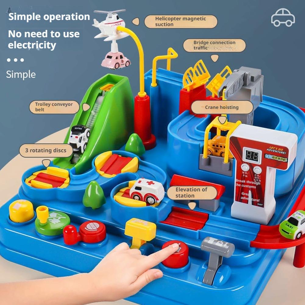 รถไฟรางแข่งรถ ของเล่นรถไฟจำลอง - Kids Education Toys บทวิจารณ์และราคา