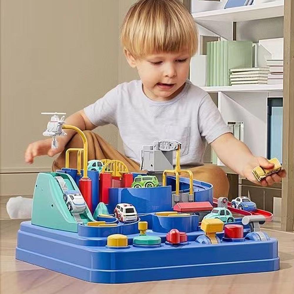 รถไฟรางแข่งรถ ของเล่นรถไฟจำลอง - Kids Education Toys บทวิจารณ์และราคา