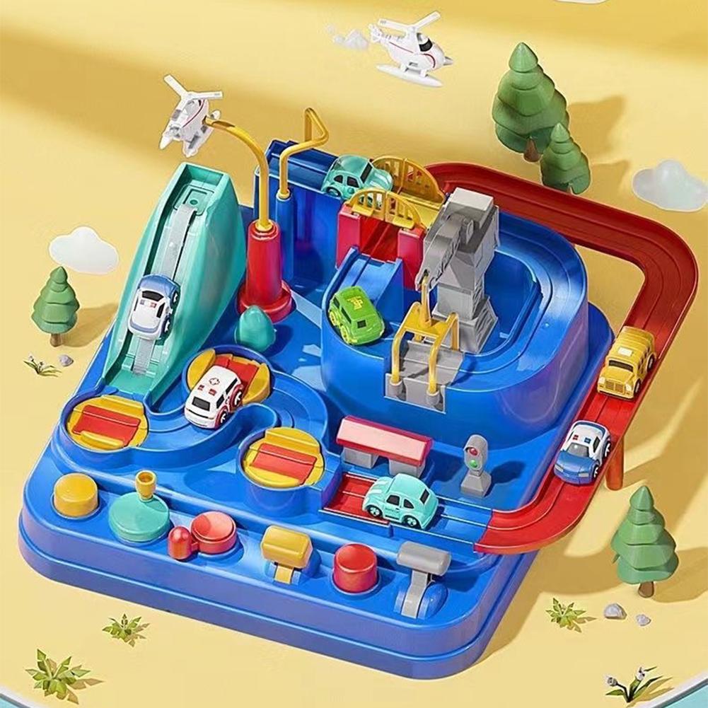 รถไฟรางแข่งรถ ของเล่นรถไฟจำลอง - Kids Education Toys บทวิจารณ์และราคา