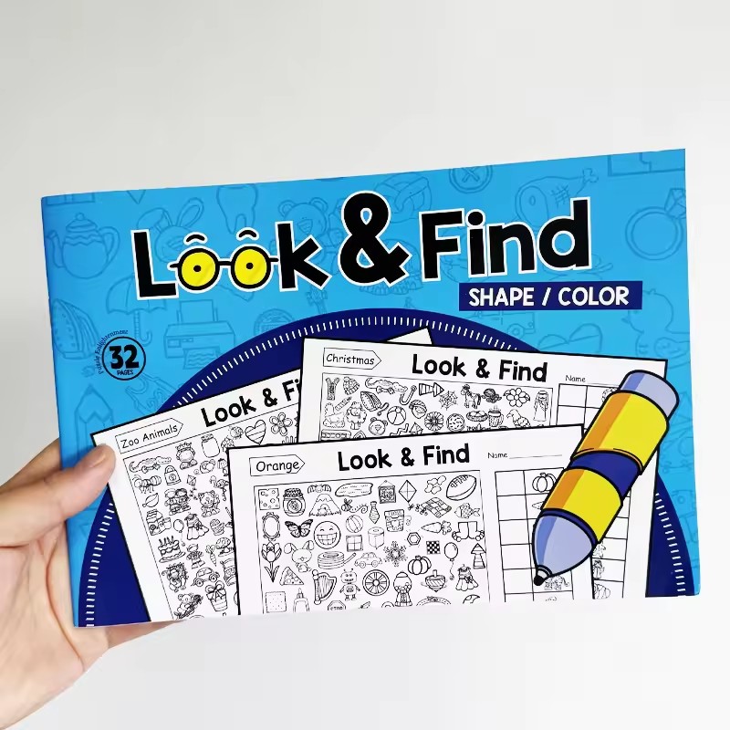 สมุดระบายสีมองแล้วหา สำหรับเด็ - Kids Education In Us บทวิจารณ์และราคา