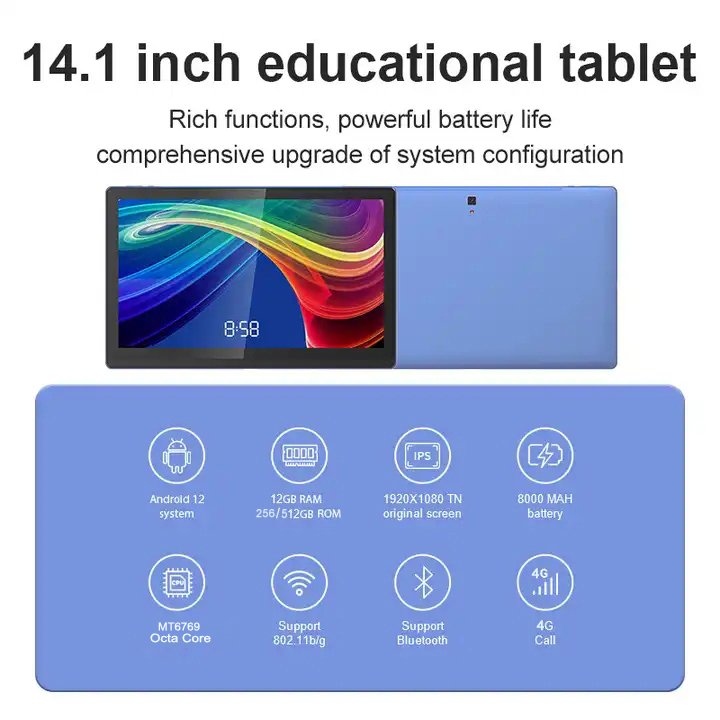 หน้าจอขนาดใหญ่ 14.1 นิ้วแท็บเล - Japanese Kids Education บทวิจารณ์และราคา