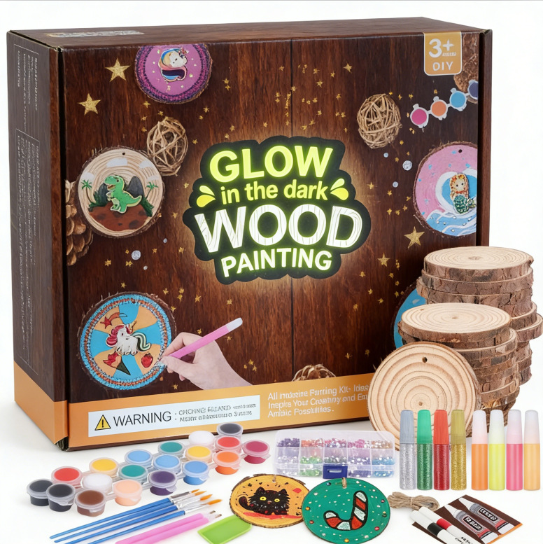 ชุดระบายสีไม้เรืองแสงในที่มืดส - Kids Education Activities บทวิจารณ์และราคา