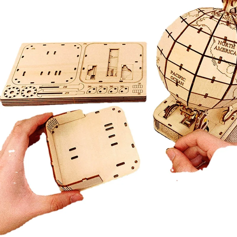 3D โลกทำจากไม้ของเล่นเกมปริศนา - Puzzle Map World บทวิจารณ์และราคา