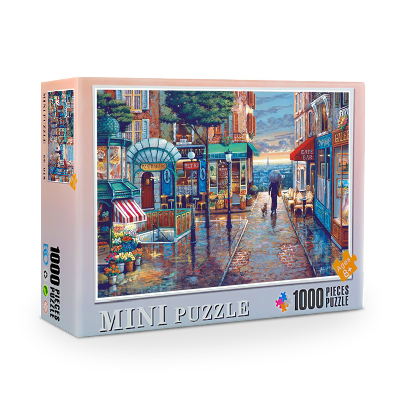 ตัวต่อจิกซอว์ขนาดเล็ก1000ชิ้นส - Puzzle Map World บทวิจารณ์และราคา