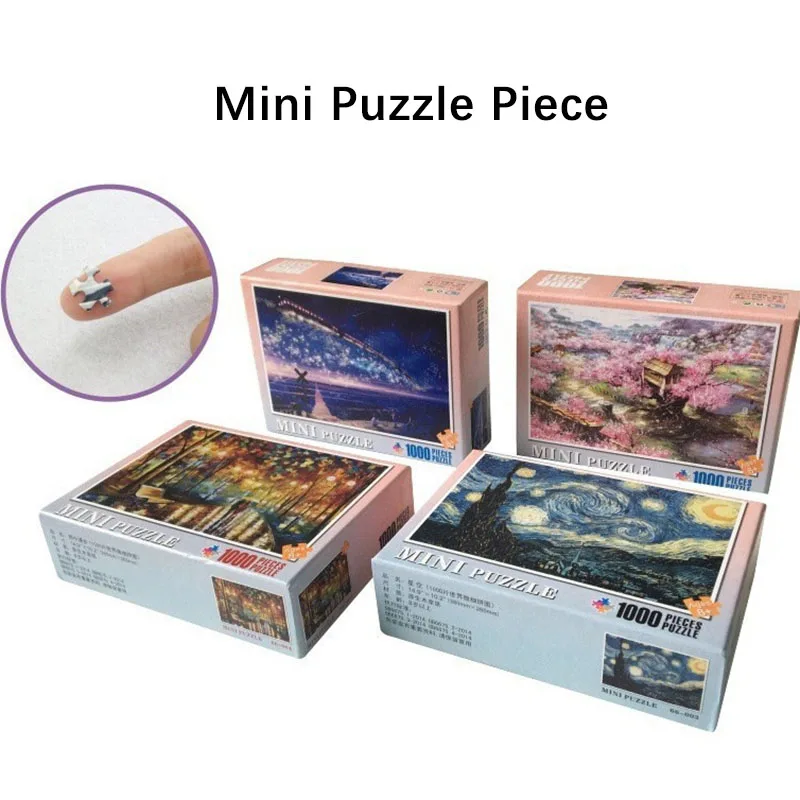 ตัวต่อจิกซอว์ขนาดเล็ก1000ชิ้นส - Puzzle Map World บทวิจารณ์และราคา