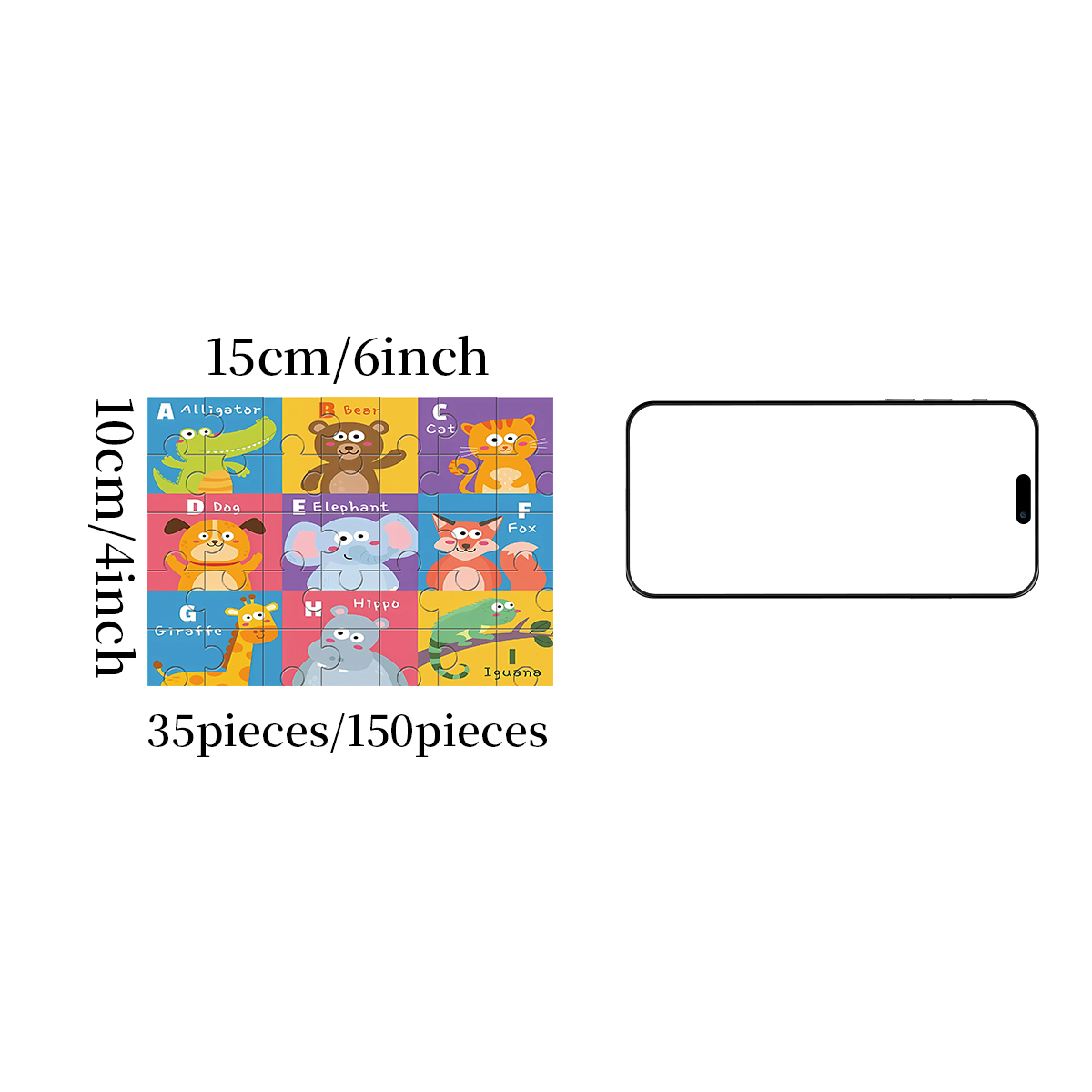1 ชิ้น ตัวต่อจิ๊กซอว์ไม้รูปสัต - Kids Education In Us บทวิจารณ์และราคา