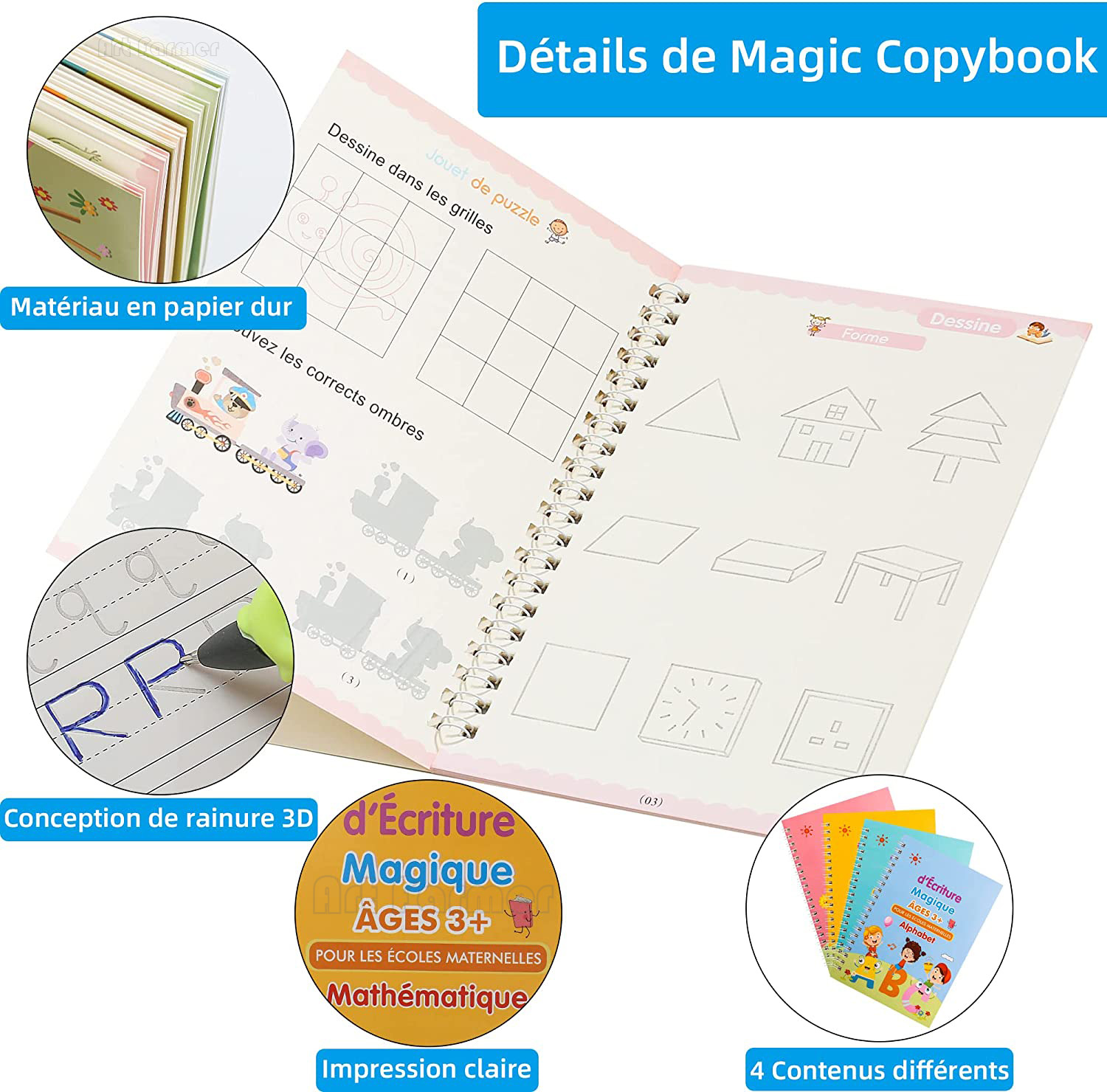 Magic ภาษาฝรั่งเศสคํา Copy Boo - Kids Education Laptop บทวิจารณ์และราคา