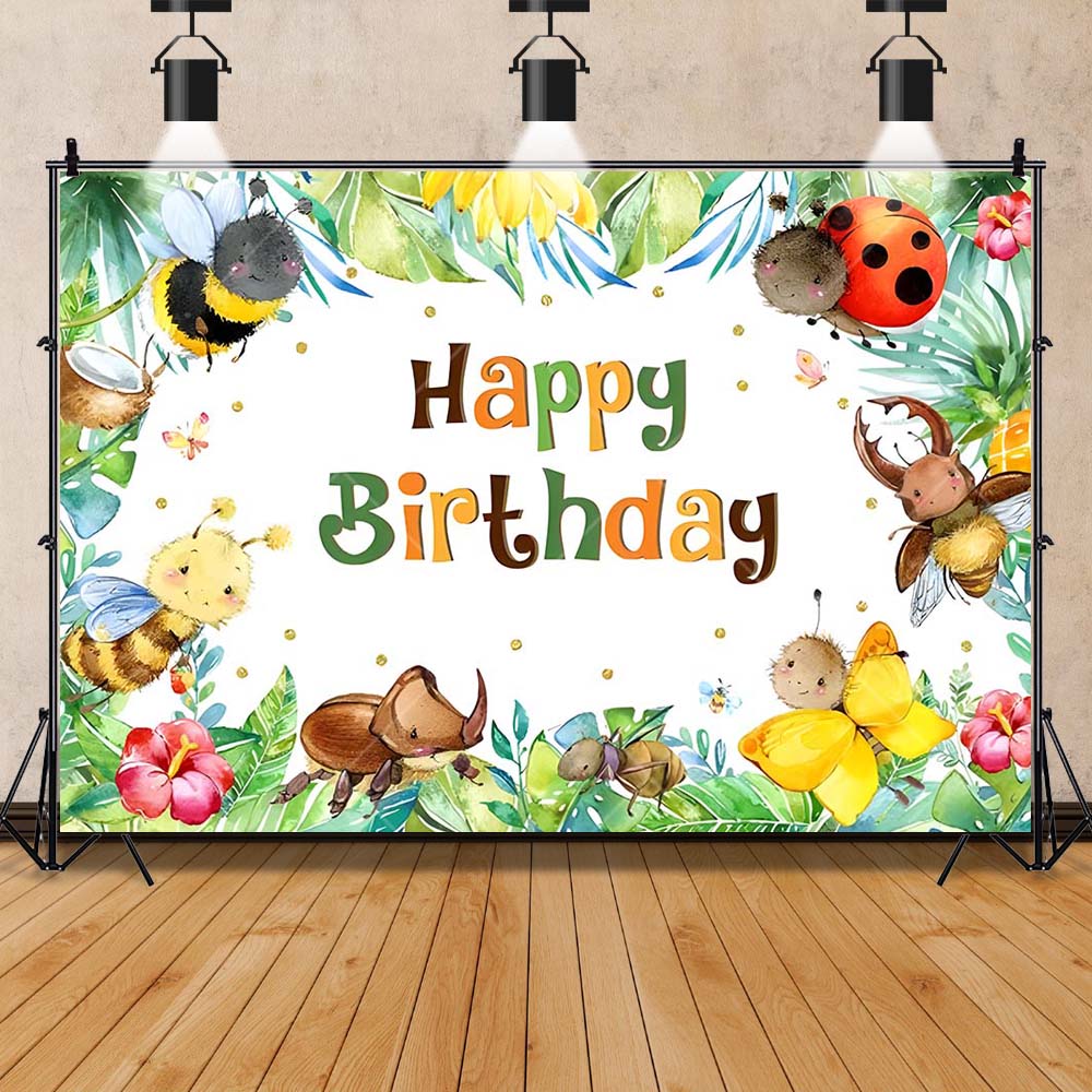 การ์ตูนแมลง Party Early Educat - Background For Kids Education บทวิจารณ์และราคา