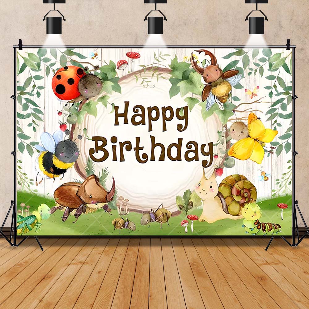 การ์ตูนแมลง Party Early Educat - Background For Kids Education บทวิจารณ์และราคา