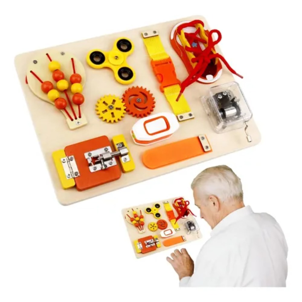 ของเล่นไม้มอนเตสซอรี่ บอร์ดกิจ - Kids Education Toys บทวิจารณ์และราคา