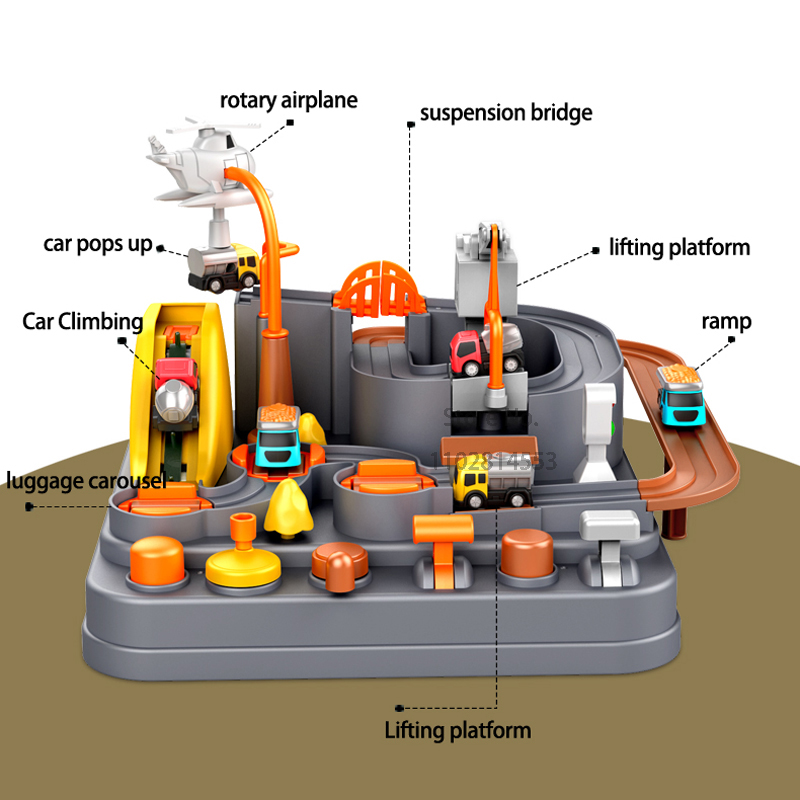 รถไฟแข่งโมเดลรถยนต์รถไฟของเล่น - Kids Education Product บทวิจารณ์และราคา
