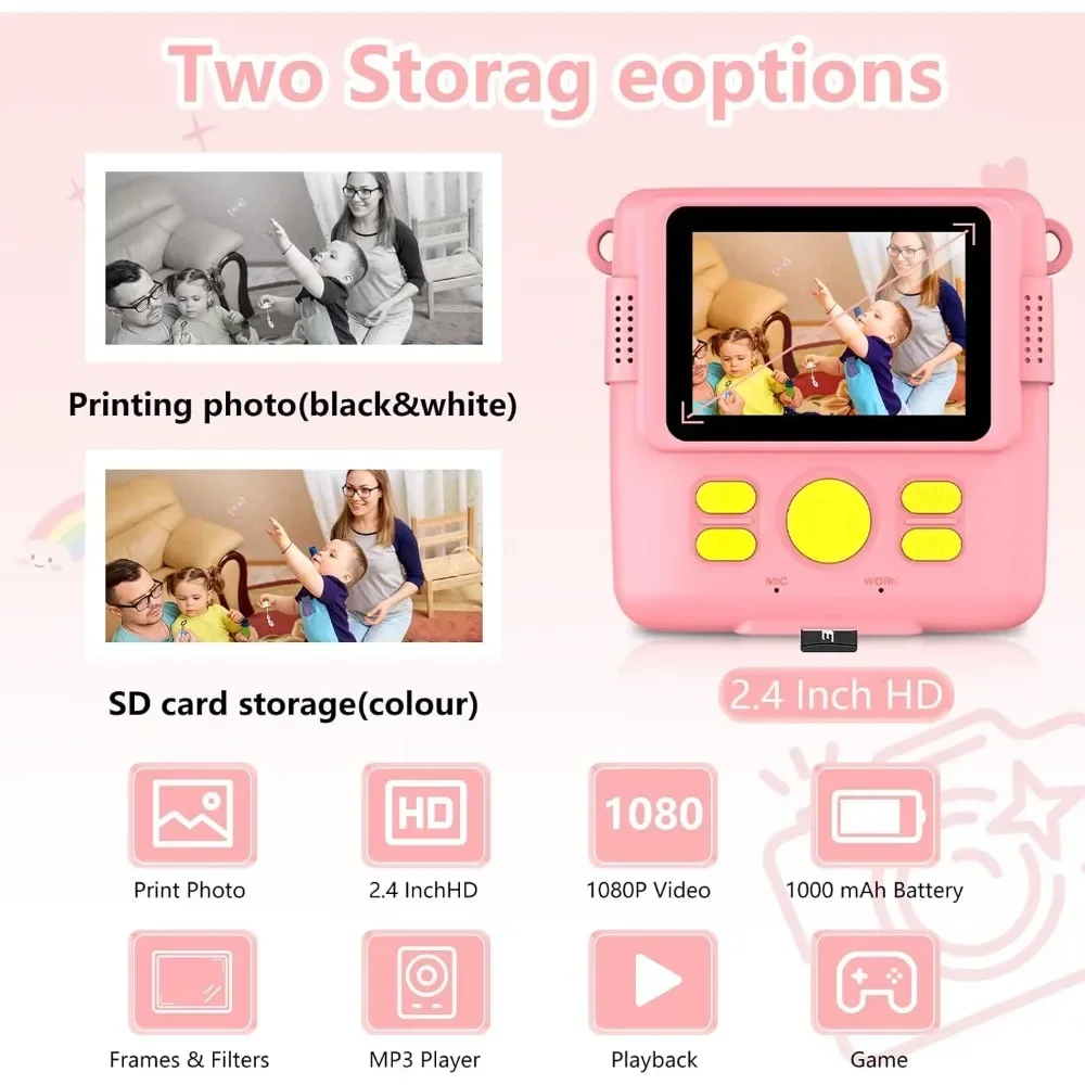 กล้องพิมพ์ทันทีสําหรับเด็ก กล้ - Japanese Kids Education บทวิจารณ์และราคา