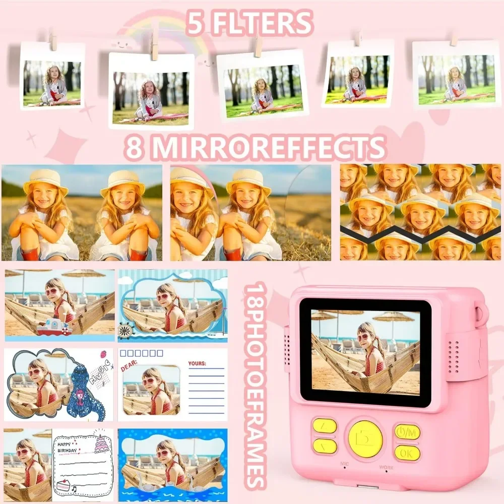 กล้องพิมพ์ทันทีสําหรับเด็ก กล้ - Japanese Kids Education บทวิจารณ์และราคา