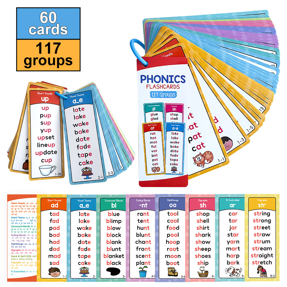 การ์ดเรียนรู้ภาษาอังกฤษแบบพกพา - Phonics Card Game บทวิจารณ์และราคา