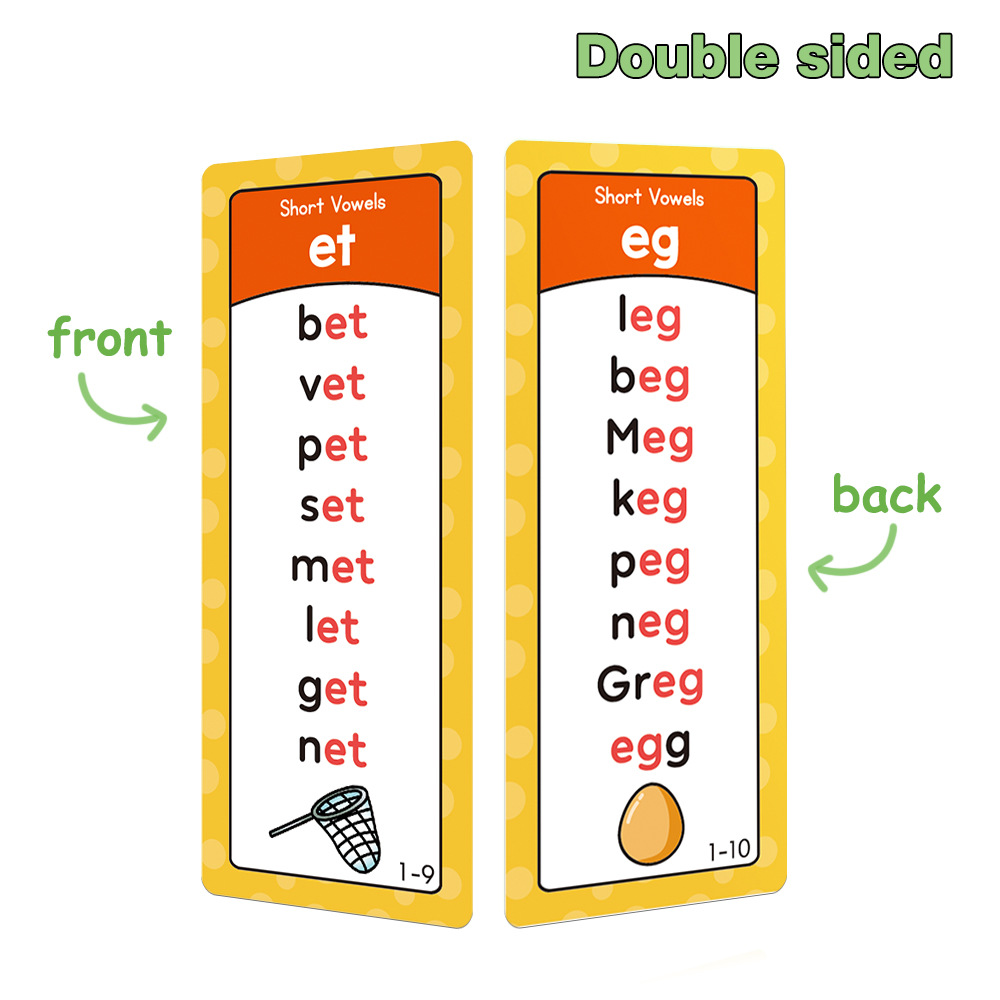 การ์ดเรียนรู้ภาษาอังกฤษแบบพกพา - Phonics Card Game บทวิจารณ์และราคา