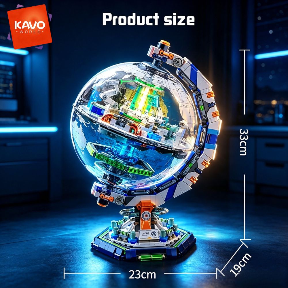 ชุดตัวต่อสถานีอวกาศ KAVOWORLD  - Puzzle Map World บทวิจารณ์และราคา