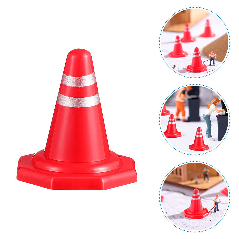 กรวยจราจรขนาดเล็ก 24 ชิ้น สีแด - Kids Education In Us บทวิจารณ์และราคา