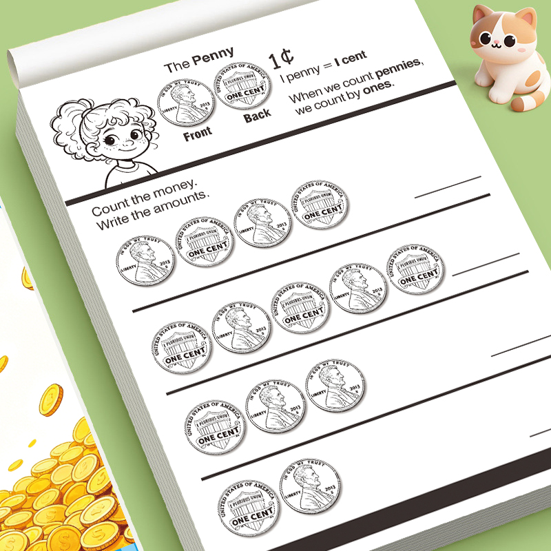สมุดแบบฝึกหัดการนับเงินสำหรับเ - Kids Education Activities บทวิจารณ์และราคา