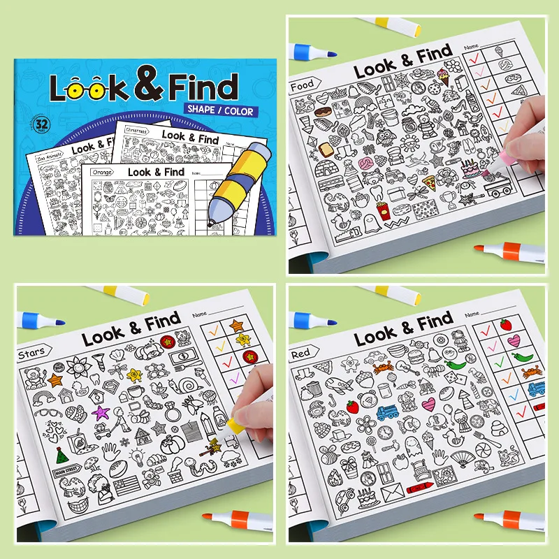 หนังสือกิจกรรมค้นหาของเล่นสำหร - Kids Education Activities บทวิจารณ์และราคา