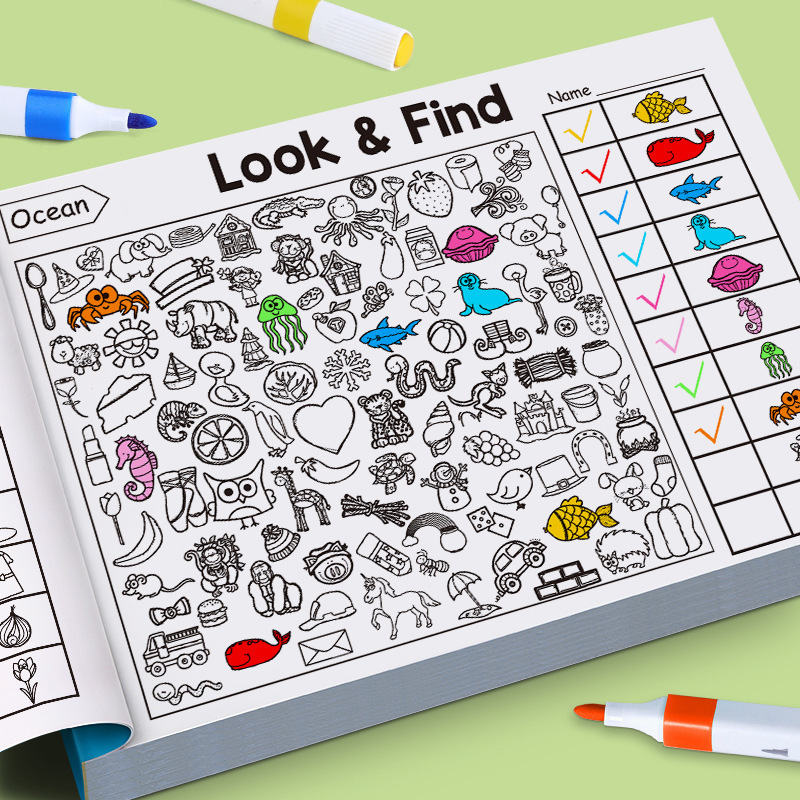 หนังสือกิจกรรมค้นหาของเล่นสำหร - Kids Education Activities บทวิจารณ์และราคา