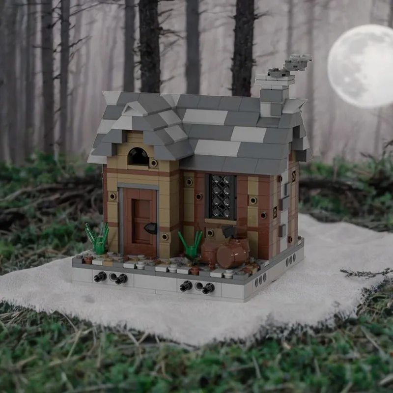 594PCS MOC DIY ยุคกลาง Log Cab - Kids Education Login บทวิจารณ์และราคา