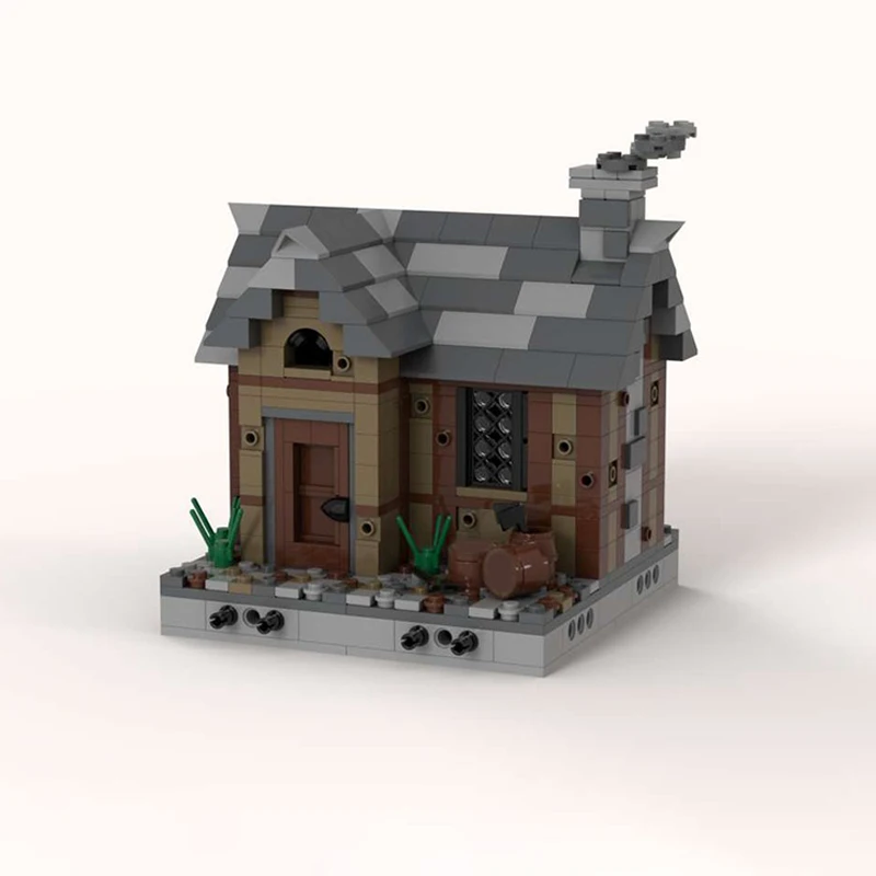 594PCS MOC DIY ยุคกลาง Log Cab - Kids Education Login บทวิจารณ์และราคา