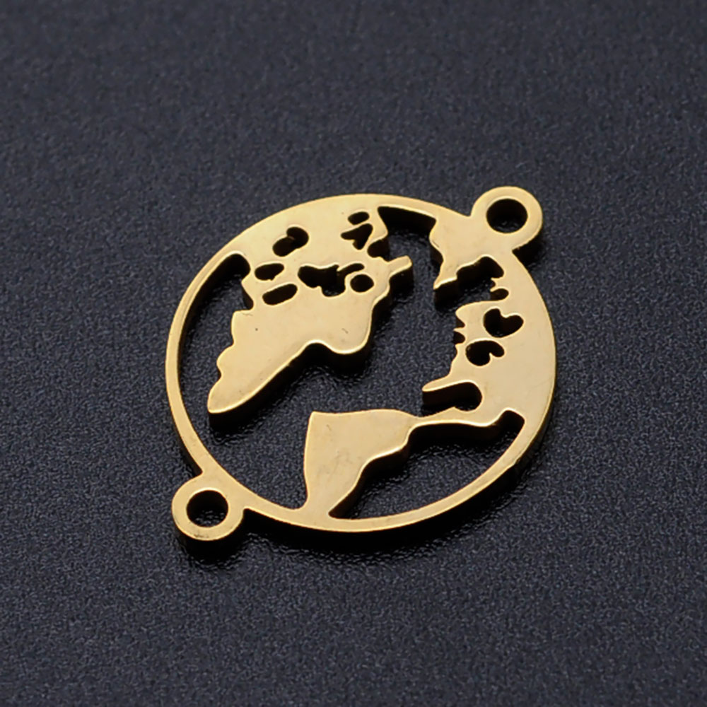 จี้รูปแผนที่โลกแบบ DIY จำนวน 1 - Puzzle Map World บทวิจารณ์และราคา